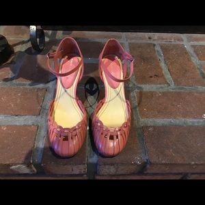 Nine West Leather heels sandals 6M